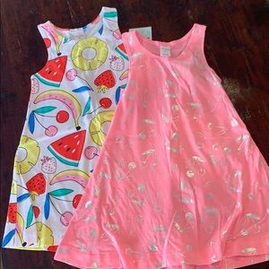 Set of 2 swing dresses size 4T - one is NWT
